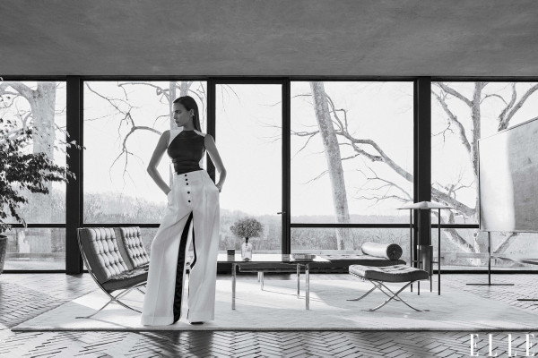 Irina Shayk by Chris Colls for US Elle // March 2021