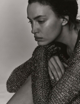 Irina Sheik ~ Vogue Greece December 2020 by Rowan Papier