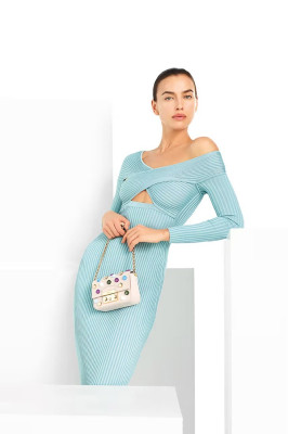 Irina Sheik ~ Furla pre-fall 2023