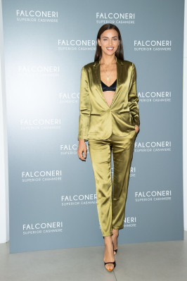 Irina Shayk - attend Falconeri Press Day in Milan