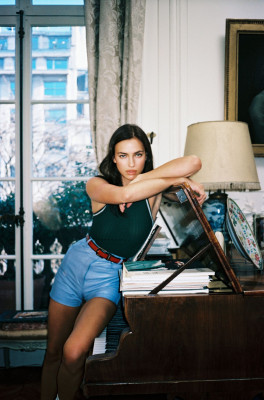 IRINA SHAYK for Interview Magazine, Stay at Home Style, April 2020