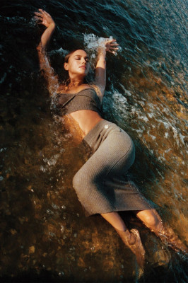 Irina Shayk by Harley Weir for Self-Portraits Resort 2022 Campaign