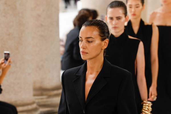 Irina Sheik for Sportmax Fashion Show at Milan Fashion Week 09/20/2024