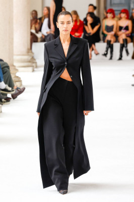 Irina Sheik for Sportmax Fashion Show at Milan Fashion Week 09/20/2024