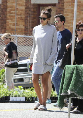 Irina Shayk in Mini Dress out in Los Angeles