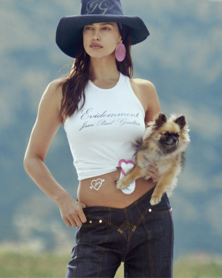 Irina Shayk for Jean Paul Gaultier S/S 2022