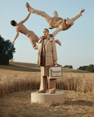 Irina Shayk by Danko Steiner for Burberry S/S 2021