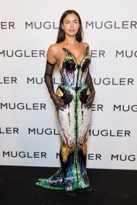Irina Shayk - Mugler Exhibition Opening Ceremony in Paris 09/28/2021