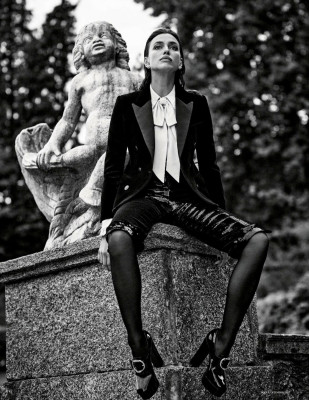 Irina Shayk by Luigi and Iango for Vogue Germany || December 2020