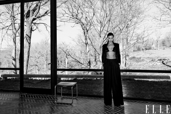 Irina Shayk by Chris Colls for US Elle // March 2021