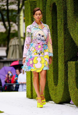 Irina Shayk - Moschino S/S 2022 Runway Show at NYFW 09/09/2021