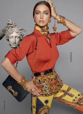Irina Shayk Versace Spring/Summer 2019 campaign