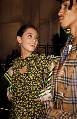 Iris Law at London Fashion Week 09/16/2017