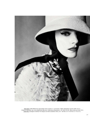Iris Strubegger ~ Vogue Germany December 2019 by Giampaolo Scura