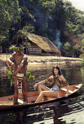 Isabeli Fontana - photoshoot for Aqua De Coco Summer 2017 campaign