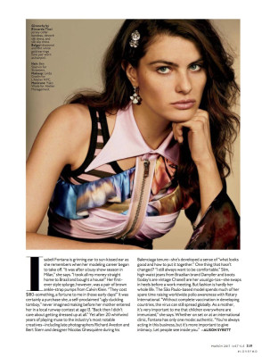 Isabeli Fontana - photoshoot for INSTYLE 2017