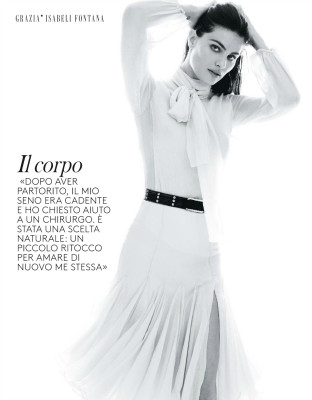 Isabeli Fontana - photosoot for GRAZIA ITALIA MAGAZINE 2017