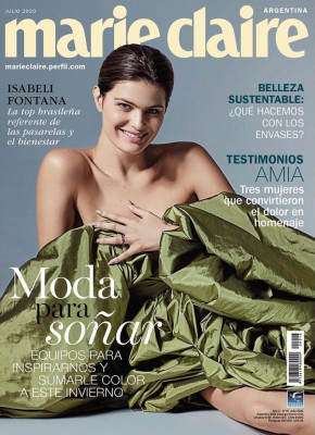 ISABELI FONTANA on the Cover of Marie Claire Magazine, Argentina July 2020