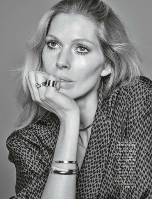 Iselin Steiro ~ Elle FR Février 2024 by Dan Jackson