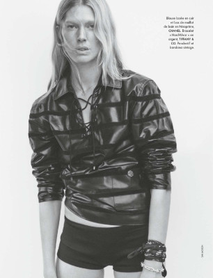Iselin Steiro ~ Elle FR Février 2024 by Dan Jackson