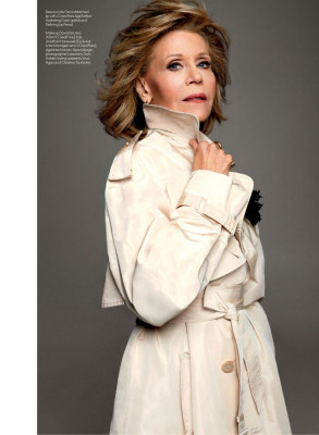 JANE FONDA in Elle Magazine, Canada March 2020