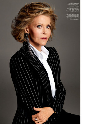 JANE FONDA in Elle Magazine, Canada March 2020
