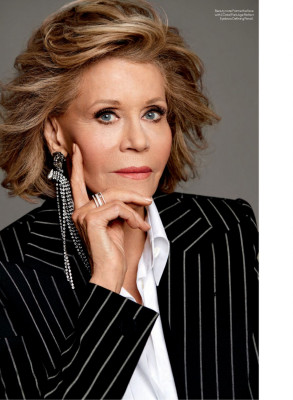 JANE FONDA in Elle Magazine, Canada March 2020