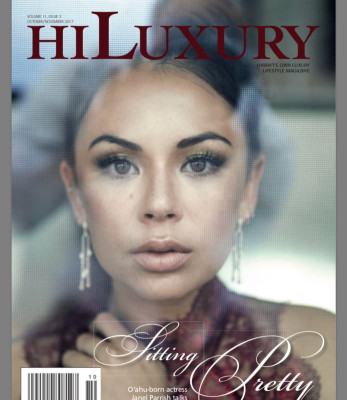 Janel Parrish - HILuxury Magazine October/November 2017