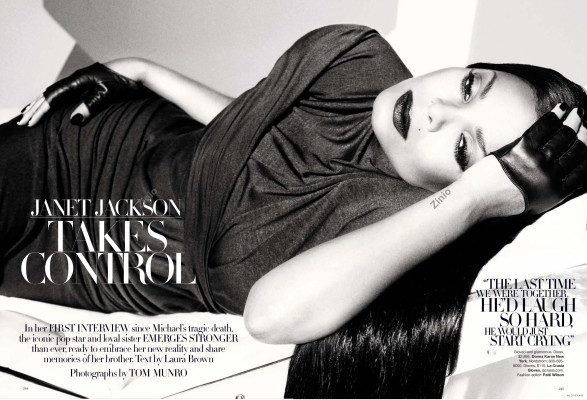 Janet Jackson ~ US Harper&#039;s Bazaar October 2009 by Tom Munro