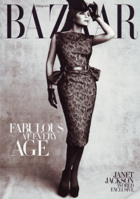 Janet Jackson ~ US Harper&#039;s Bazaar October 2009 by Tom Munro
