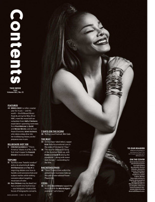 Janet Jackson in Billboard Magazine, May 2018