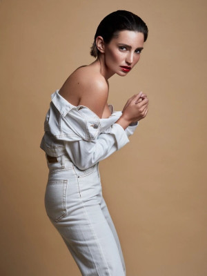 JANINA SCHIEDLOFSKI at a Photoshoot, 2020