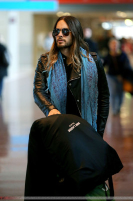 Jared Leto - Charles de Gaulle Airport in Paris 03/05/2014