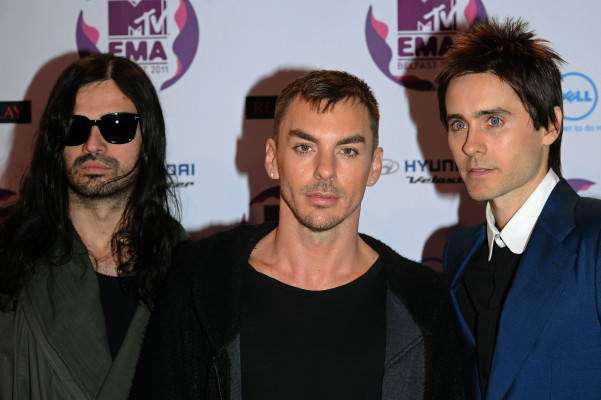 Jared Leto - MTV EMA in Belfast 11/06/2011