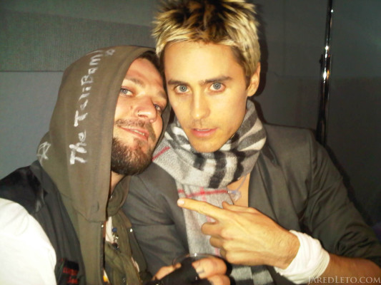 Jared Leto - Thirty Seconds To Mars at MTV EMA in Madrid 11/07/2010