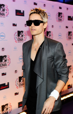 Jared Leto - Thirty Seconds To Mars at MTV EMA in Madrid 11/07/2010