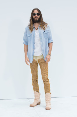 Jared Leto - Chanel FW 2014-2015 Show in Paris 07/08/2014