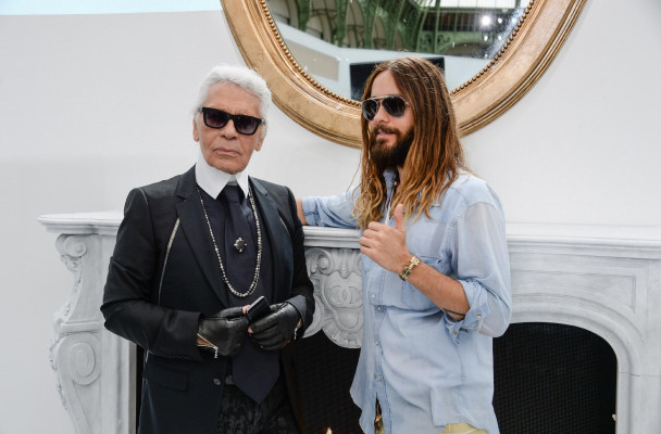 Jared Leto - Chanel FW 2014-2015 Show in Paris 07/08/2014