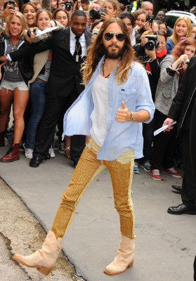 Jared Leto - Chanel FW 2014-2015 Show in Paris 07/08/2014