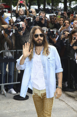 Jared Leto - Chanel FW 2014-2015 Show in Paris 07/08/2014