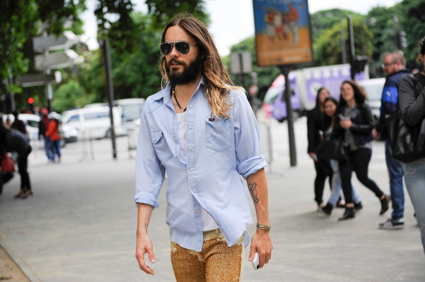 Jared Leto - Chanel FW 2014-2015 Show in Paris 07/08/2014