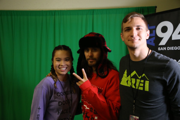 Jared Leto - Not So Silent Night Radio ALT 105.3 in San Diego 12/09/2018