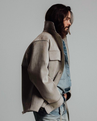 Jared Leto by Tommy Ton for &#039;Fear of God&#039; Sixth Collection 2018-2019
