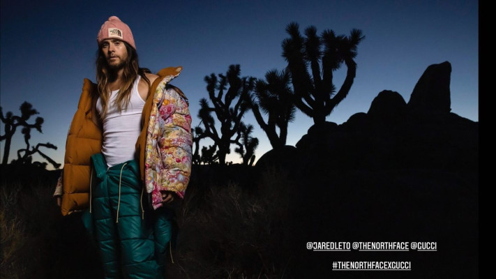 Jared Leto by Jimmy Chin for The North Face &amp; Gucci Campaign (2021)