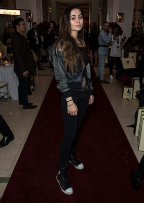 JASMINE THOMPSON at Aspinal Fasion Show at London Fashion Week 02/20/2017