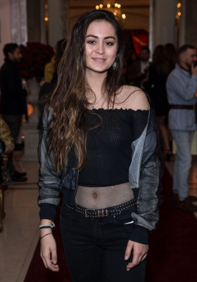 JASMINE THOMPSON at Aspinal Fasion Show at London Fashion Week 02/20/2017
