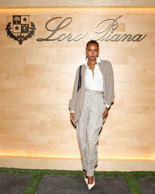 Jasmine Tookes at Loro Piana Cocooning Collection Launch in Malibu 10/10/23