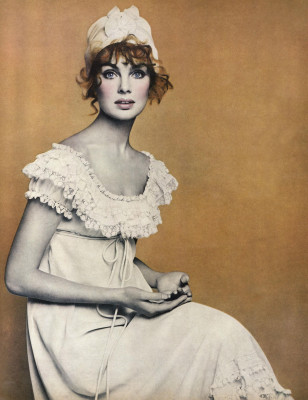  Jean Shrimpton ~ US Vogue April 1968 by Richard Avedon
