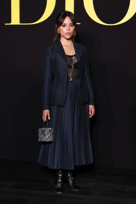 Jenna Ortega at Dior Fashion Show at Paris Fashion Week 09/26/2023