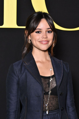 Jenna Ortega at Dior Fashion Show at Paris Fashion Week 09/26/2023